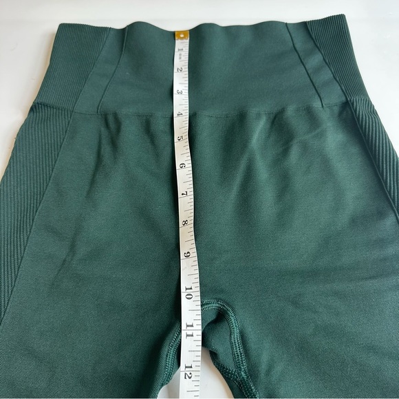 Abercrombie YPB seamlessCORE 7/8 Length Leggings Forest Edge Green Active Gym - Picture 6 of 10